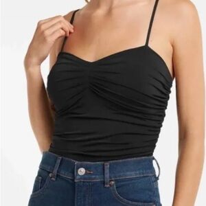 Express Black Body Contour Top